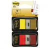 PACK 2 SEGNAPAGINA MEDIUM GIALLO ROSSO