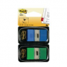 PACK 2 SEGNAPAGINA MEDIUM BLU VERDE