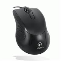 MOUSE CORDLESS USB ATLANTIS P009-M7061-G OTTICO 1200DPI-3 TASTI-MINI RIC.NANO SIZEUSB-NERO-EAN: 8026974017488"