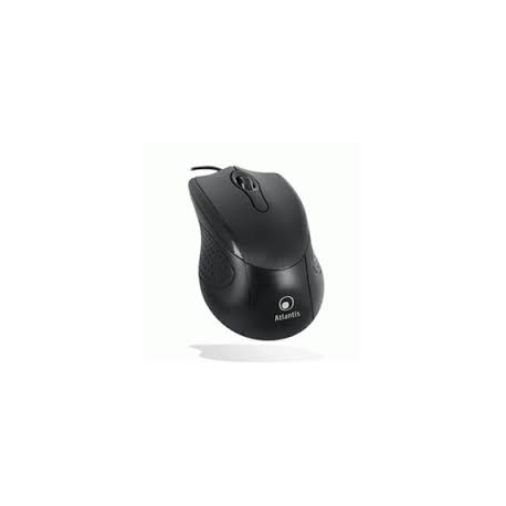MOUSE CORDLESS USB ATLANTIS P009-M7061-G OTTICO 1200DPI-3 TASTI-MINI RIC."NANO SIZE"USB-NERO-EAN: 8026974017488