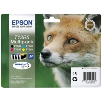 CARTUCCE T1285 MULTIPACK (B, C, M, Y) ORIGINALE - EPSON STYLUS S22/SX125/SX420/SX425/BX305