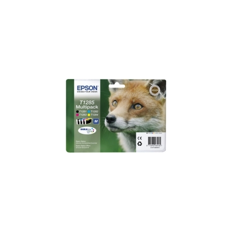 CARTUCCE T1285 MULTIPACK (B, C, M, Y) ORIGINALE - EPSON STYLUS S22/SX125/SX420/SX425/BX305