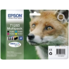 CARTUCCE T1285 MULTIPACK (B, C, M, Y) ORIGINALE - EPSON STYLUS S22/SX125/SX420/SX425/BX305