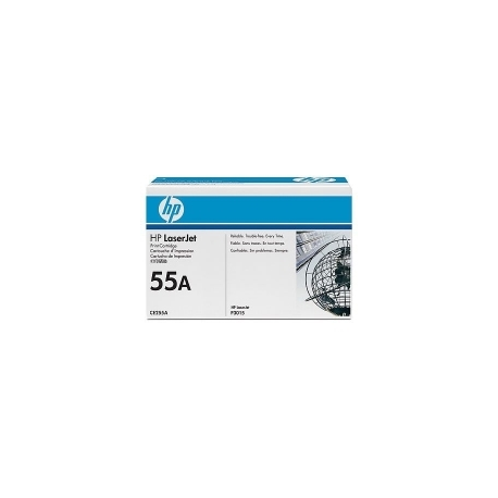 TONER CE255A NERO ORIGINALE - HP LASERJET CP3520/P3015 (6.000 PAGG.)