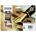 CARTUCCE T1636 MULTIPACK (B, C, M, Y) ORIGINALE - EPSON WORKFORCE WF 2010/2510 (32,4ML)