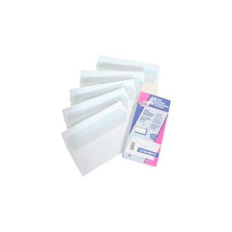 CF500 BUSTE BIAN ZIP C/F 11X23 90GR