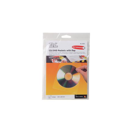 PK10 3L BUSTE ADESIVE PER CD DVD