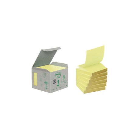 6 PZ CANARY POST IT RECY