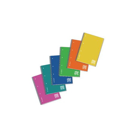 BLOCCO ONE COLOR PPL FORATO A5 80GR 1R