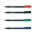CF 4 MARKER OHP ASSORTED STAEDTLER LUMOCO