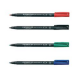 PK4 MARKER OHP ASSORTED STAEDTLER LUMOCO