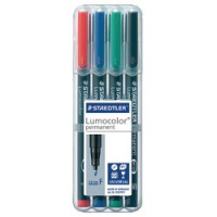 CF 4 LUMOCOLOR ASS STAEDTLER PTA FINE