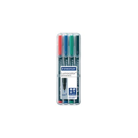 PK4 LUMOCOLOR ASS STAEDTLER PTA FINE