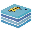 POST IT CUBO PASTELLO BLU 76X76