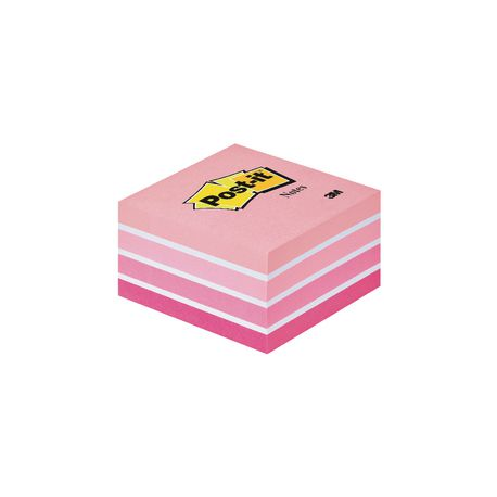 POST IT CUBO PASTELLO ROSA 76X76