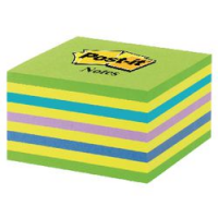 POST IT CUBO NEON BLU/VERDE 76X76