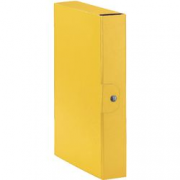 SCATOLA EUROBOX DORSO 6 CM GIALLO