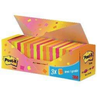 CF24 STICKY NOTES COL.ASS POST-IT