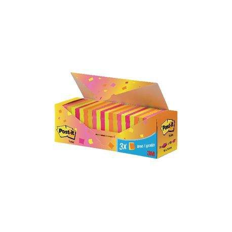 CF24 STICKY NOTES COL.ASS POST-IT