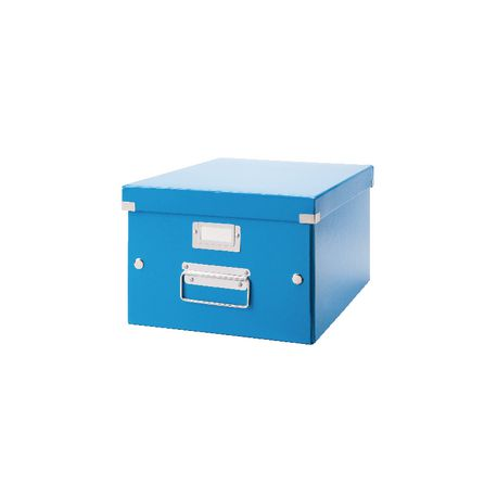 SCATOLA A4 CLICK N STORE AZZURRO LEITZ