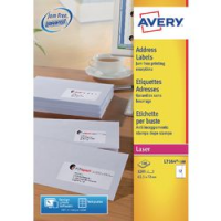 ETICHETTE PER BUSTE E PACCHI LASER AVERY 63,5X72,0MM 1200 PZ FSC