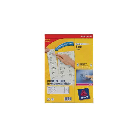 ETICH LAS AVERY 99,1X33,9 MM TR 400PZ