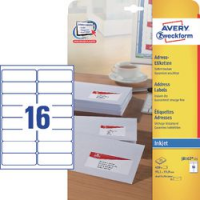 CF25X16 ETICH INK AVRY 99,1X33,9MM 400PZ
