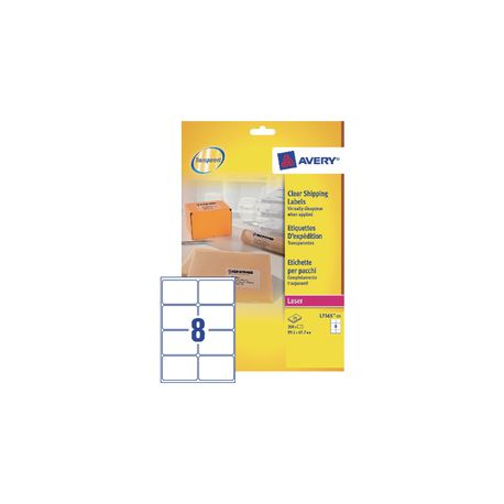 PK25 ETCH TRASP AVERY 99,1X67,7MM