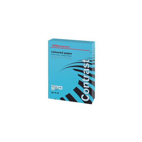 Office Depot Contrast Intensi Azzurro carta A4 risma/250 ff 160g