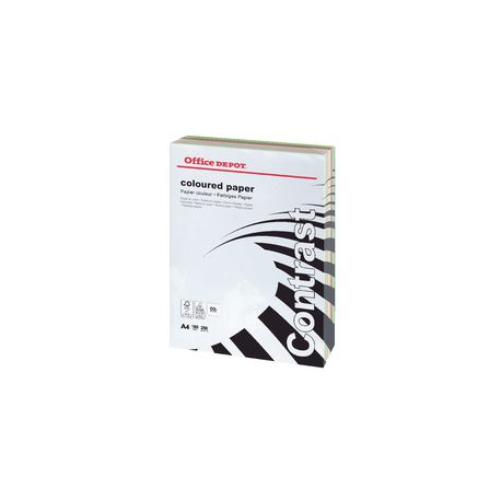 Office Depot Contrast Assortiti carta A4 risma/250ff 160g 25ff per colore