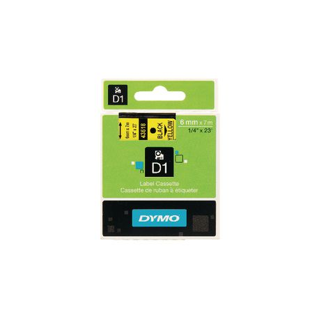 DYMO NASTRI 6MMX7M NERO-GIALLO