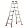 SCALA TELESCOPICA ALLUMINIO 4+4 GRADINI