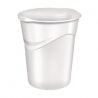 CESTINO 14 LITRI BIANCO GLOSS