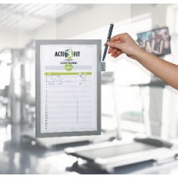 DURAFRAME A4 NOTE ARGENTO METALLIZZATO