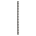 100 SPIRALI PLASTICA 12MM NERO
