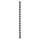 100 SPIRALI PLASTICA 12MM NERO