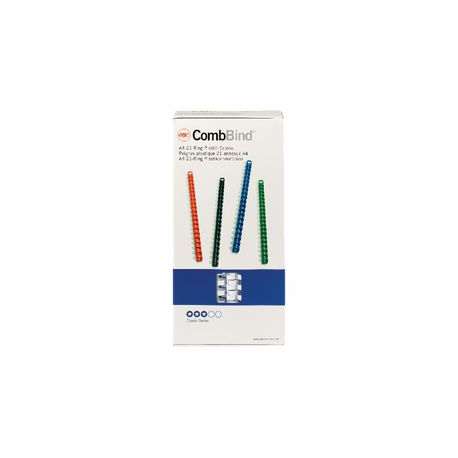 PK100 SPIRALI PLASTICA BIANCO GBC 12MM