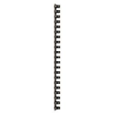 100 SPIRALI PLASTICA 16MM NERO
