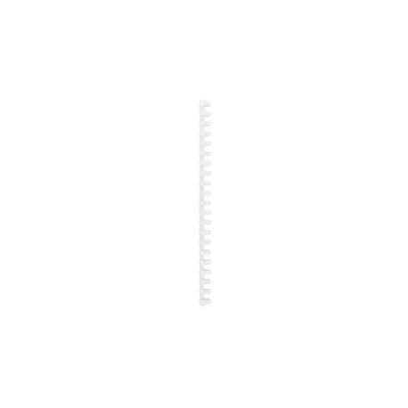 PK100 SPIRALI PLASTICA BIANCO GBC 16MM