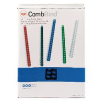 100 BLU GBC 16MM SPIRALI PLASTICA