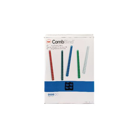 100 BLU GBC 16MM SPIRALI PLASTICA