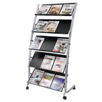 ESPOSITORE SU RUOTE 5 RIP A4X15 ALBA