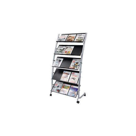 ESPOSITORE SU RUOTE 5 RIP A4X15 ALBA