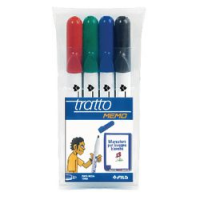 TRATTO MEMO LAV. BIANCHE TONDA ASS 4 PZ