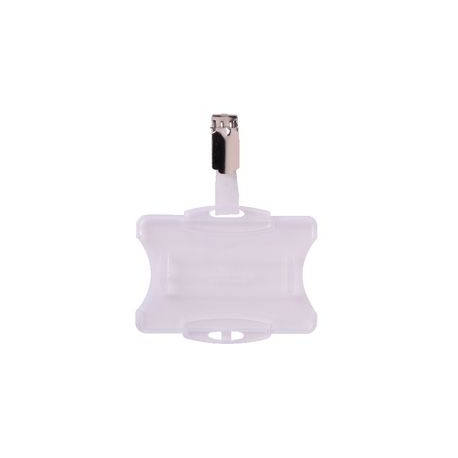 CF25 P.BADGE PLAST.C.CLIP 85X54MM
