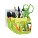 PORTA PENNE 8 SCOMPARTI VERDE GLOSS