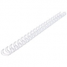 CF 100 DORSI METALLICI ARGENTO GBC 6MM 21