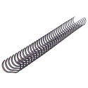 100 SPIRALI METALLO 14MM NERO