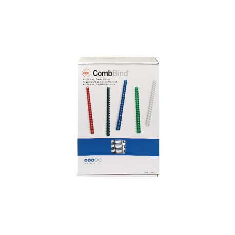 100 SPIRALI PLASTICA 19MM BIANCO