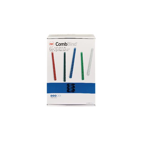 100 SPIRALI PLASTICA 19MM BLU